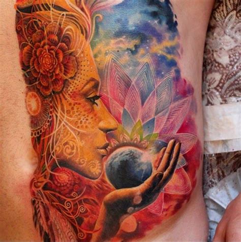 Gaia Mother Earth Tattoo