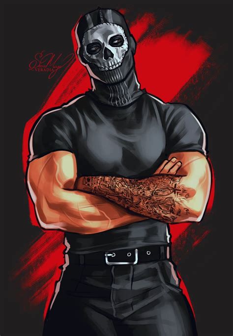 Ghost Call Of Duty And 1 More Drawn By Veradia Danbooru