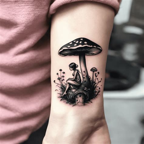 Girly Mushroom Tattoos
