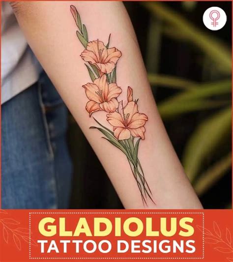 Gladiolus Tattoo Gladiolus Tattoo