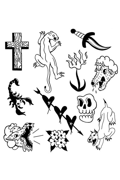 Great Patchwork Tattoos Ideas To Get Inspired Flash Sheet Doodle Great Patchwork Tattoos Ideas To Get Inspired Flash Sheet Doodle