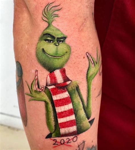 Grinch Portrait Tattoos Grinch Portrait Tattoos
