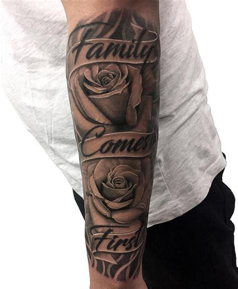 Half Sleeve Tattoos Family Watercolor Tattoo Design