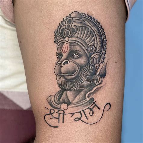Hanuman Ji Tattoos 15 Hanuman Tattoo Designs For The Devoted And