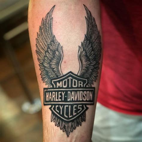 Harley Davidson Logo Tattoos