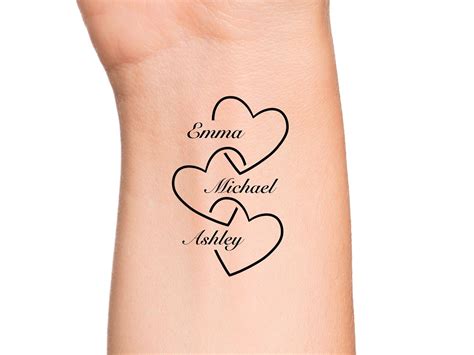 Heart Tattoo With Kids Name Inside It Shop Dakora Com Co