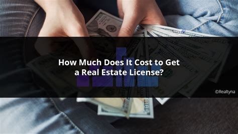 How Much Does It Cost to Get Real Estate License?