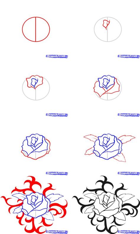 How To Draw A Tattoo Step By Step Kids Drawing Lessons