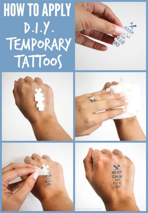 How To Put On A Temporary Tattoo Tattoo Style Trends