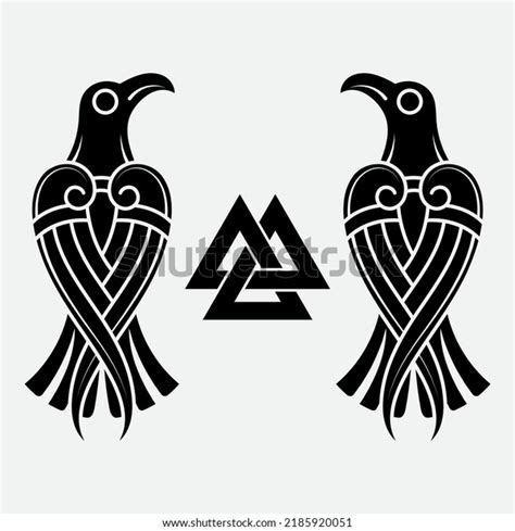 Hugin And Munin Norse Tattoo Norse Symbols Viking Art Hugin And Munin Norse Tattoo Norse Symbols Viking Art