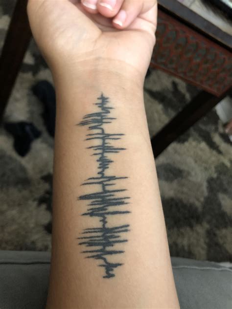 I Got To Tattoo A Sound Wave Today Thank You Aimee Cool Flickr I Got To Tattoo A Sound Wave Today Thank You Aimee Cool Flickr