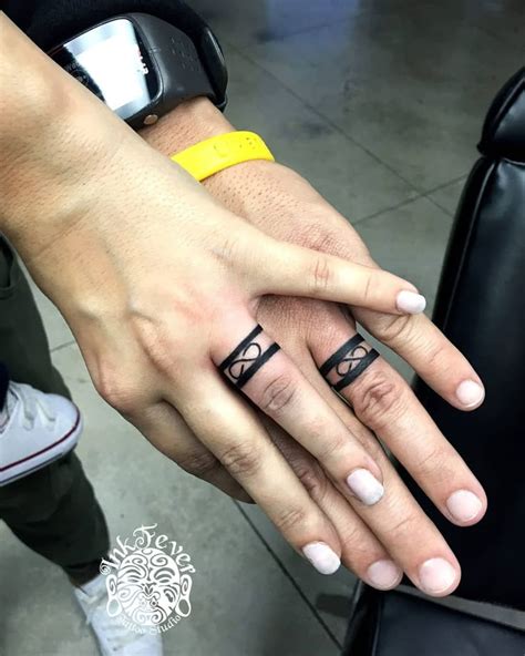 Infinity Wedding Ring Tattoo Infinity Ring Finger Tattoo Infinity
