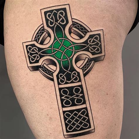Irish Celtic Cross Tattoos For Men