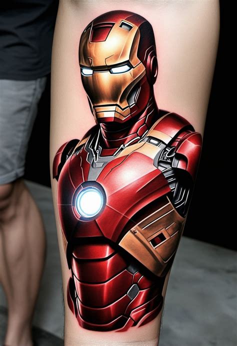 Iron Man Tattoo Design Stable Diffusion Online
