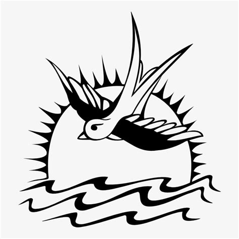 Jack Sparrow Swallow Tattoo