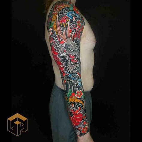 Japanese Traditional Sleeve Tattoo