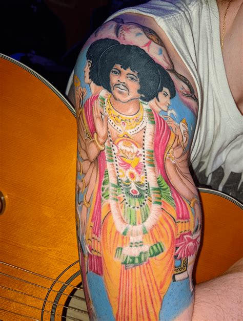 Jimi Hendrix Tattoo On The Thigh Today Idahofallstattoo Pocatellotattoo Blackfoottattoo Rexburgtattoo Helleboretattoo