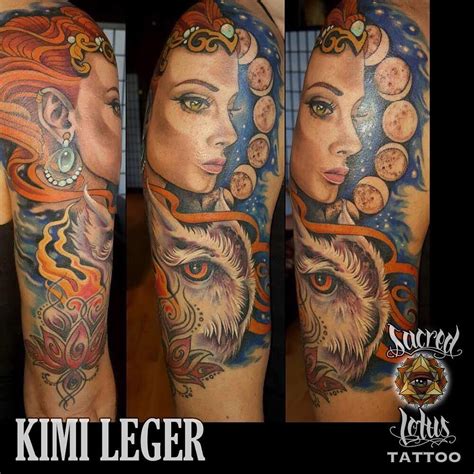 Kimi Leger Best Tattoo Artist Asheville Nc Sacred Lotus Tattoo