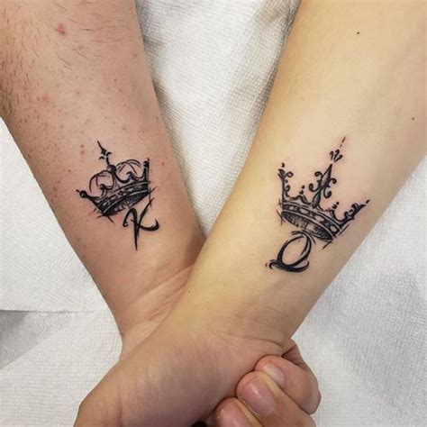 King And Queen Matching Tattoos For Couples King And Queen Matching Tattoos For Couples