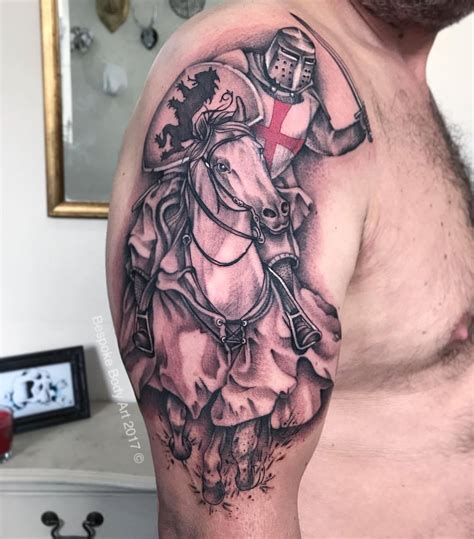 Knights Templar Horse Tattoo