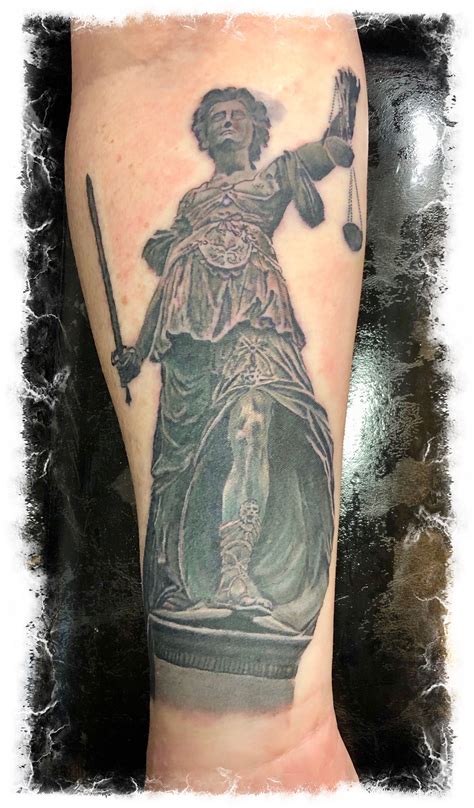 Lady Justitia Lady Justice Tattoo Lady Justitia Lady Justice Tattoo