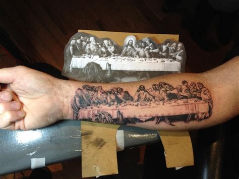 Last Supper By Greg Sumii Jesus Lastsupper Bible Tattoo Inprogress
