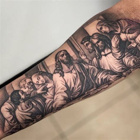Last Supper Tattoo Art Tattooart Blackandgrey Tattooarrist Artistsoninstagram Milwaukeetattooartist Inked Milwaukee Lastsupper Tattooideas Kwadronneedles Dynamicblack Axysvalhalla