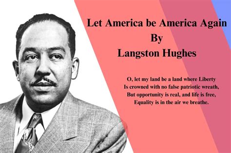 Let America Be America Again Langston Hughes: A Modern Relevance Exploration