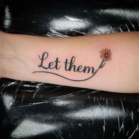 Let Them Tattoo 2025 25 Ideas On Wrist Forearm Arm Shoulder Thumb