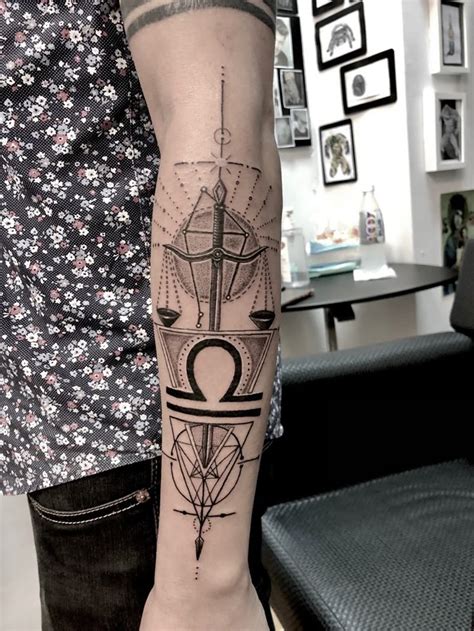 Libra Tattoos For Men