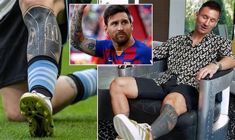 Lionel Messi Tattoo Barcelona Star Amp 39 S New Leg Ink Sports Illustrated Lionel Messi Tattoo Barcelona Star Amp 39 S New Leg Ink Sports Illustrated