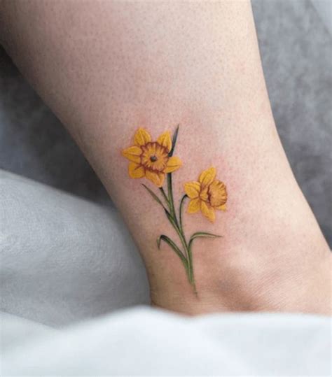 Lovely Daffodil Tattoo Birth Flower For March Tattoo Lovely Daffodil Tattoo Birth Flower For March Tattoo