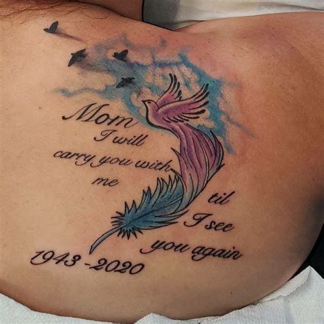Loving Memory Rip Mom Tattoos For Daughter Tattoo Style Trends