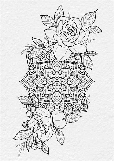 Mandala Flower Tattoo Designs Best Flower Site
