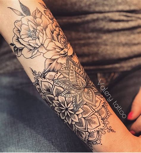 Mandala Flower Tattoo Sleeve