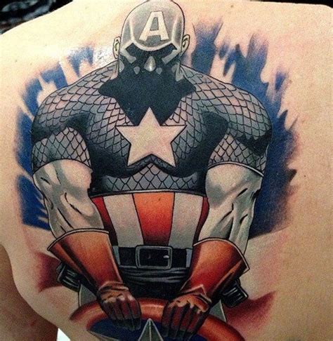 Mandarin Captain America Tattoos