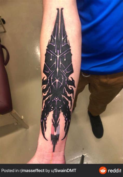 Mass Effect Tattoos A Galactic Journey On Your Skin Art And Design
