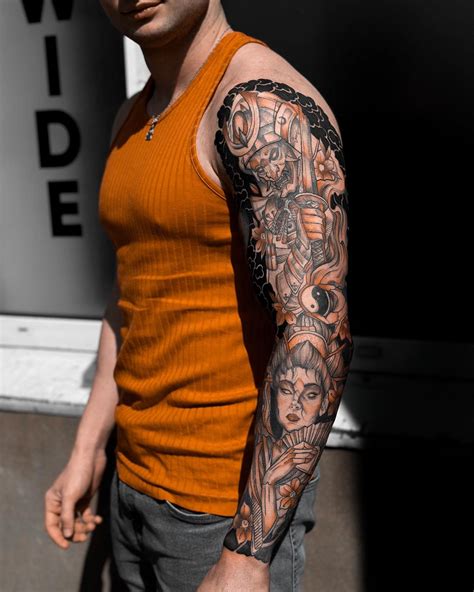 Mastering Men Amp 39 S Sleeve Tattoos Styles Symbols And Selection Guide