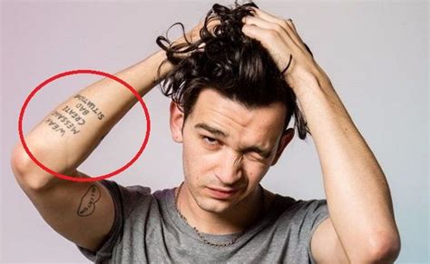 Matthew Healy Amp 39 S 17 Tattoos Amp Their Meanings Body Art Guru
