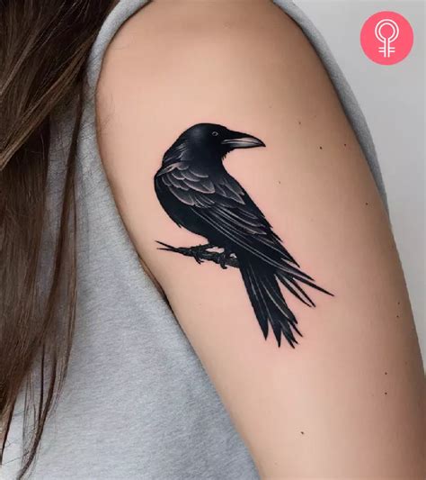 Meaning Of Raven Tattoo 90 Raven Tattoo Design Ideas Flash Your