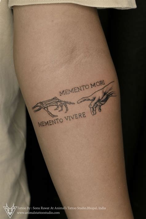 Memento Vivere Memento Mori Sleeve Tattoos Portrait Tattoo Quick