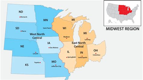 Midwest States Map: Discover Hidden Gems!