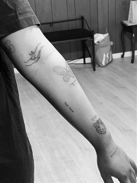 Minimalist Patchwork Sleeve Tattoo Printable Calendars At A Glance