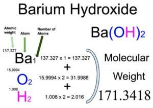 Molar Mass Barium Hydroxide Unveiled: Precise and Essential Chemistry Info