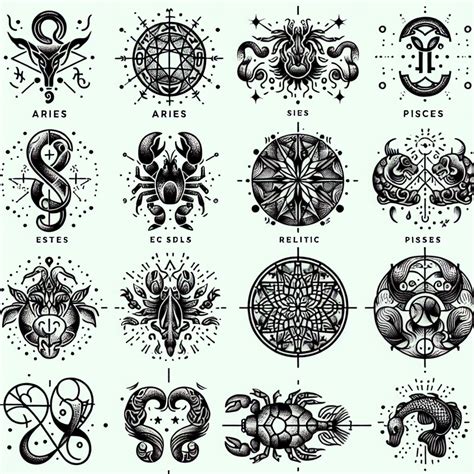 Multiple Zodiac Signs Tattoos 60 Photos Youhoroscope Com