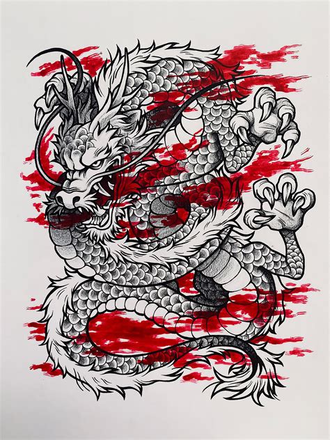 My Personal Interpretation Of The Traditional Japanese Dragon My Personal Interpretation Of The Traditional Japanese Dragon