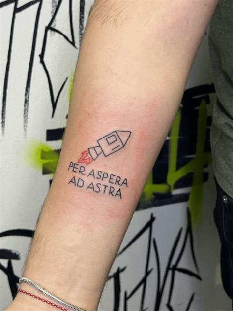 My Tattoo Per Aspera Ad Astra Www Etattoo1 Com I Tattoo Tattoos