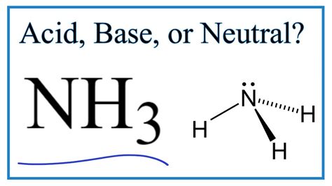 NH3 Base or Acid: Unveiling Its Surprising Nature
