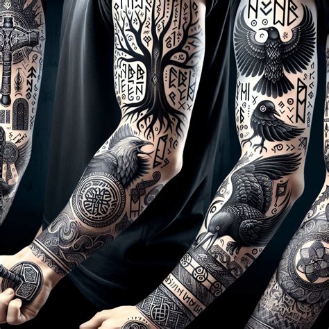 Nordic Sleeve Tattoo