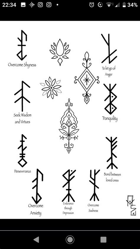Norse Sigil Tattoos Nordic Amp Viking Tattoo Designs Luckyfishart